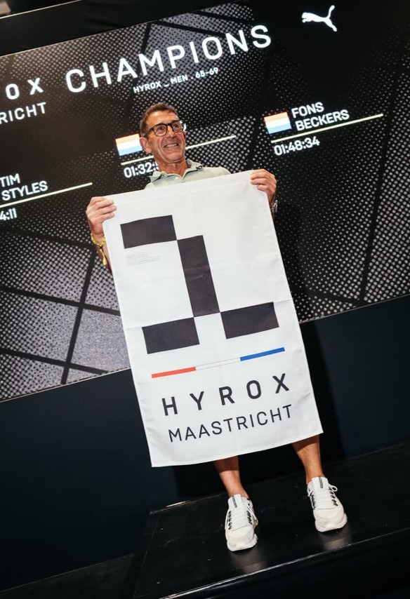 Klant van Exclusive Gym op het podium als HYROX-kampioen in Maastricht